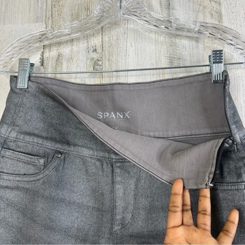 SPANX Charcoal Skinny Women's Pants - Picture 5 of 16